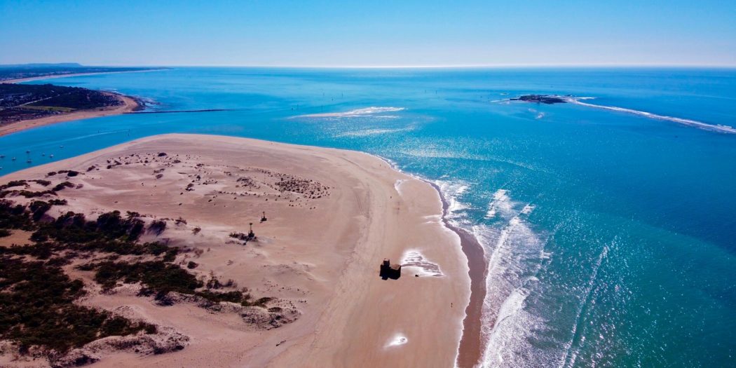 Imagen aérea de la Punta del Boquerón